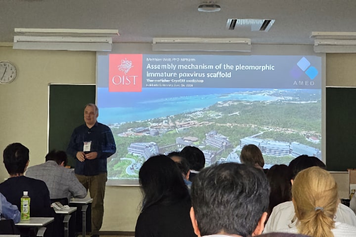 Matthias Wolf先生（Okinawa Institute of Science and Technology）のThermo Fisher Scientificのランチョンセミナー
